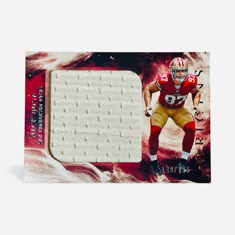 Nick Bosa Rookie Origins SP 149/175 49ers NFL Football Trading Card